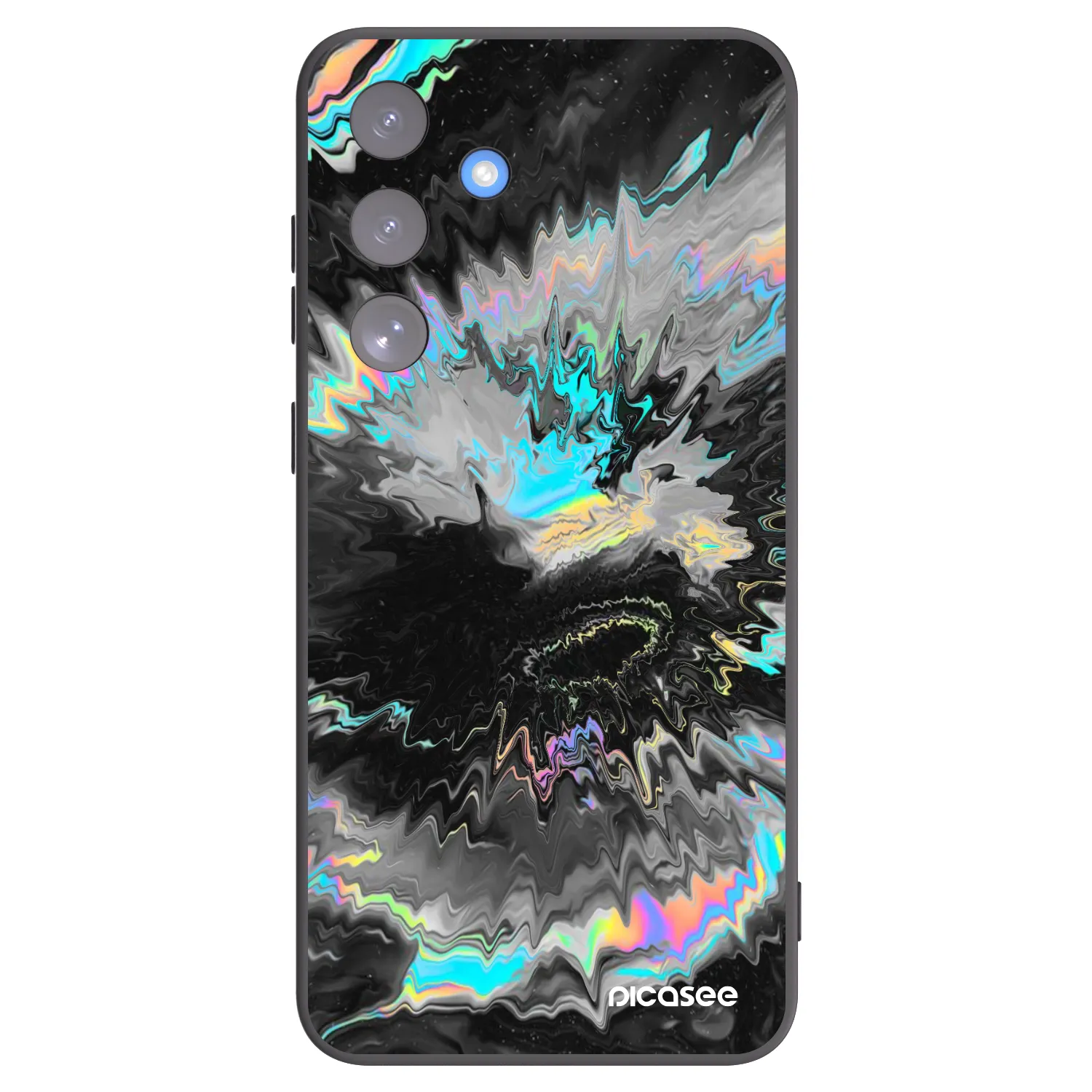Picasee silikonový černý obal pro Samsung Galaxy S25 FE 5G - Magnetic