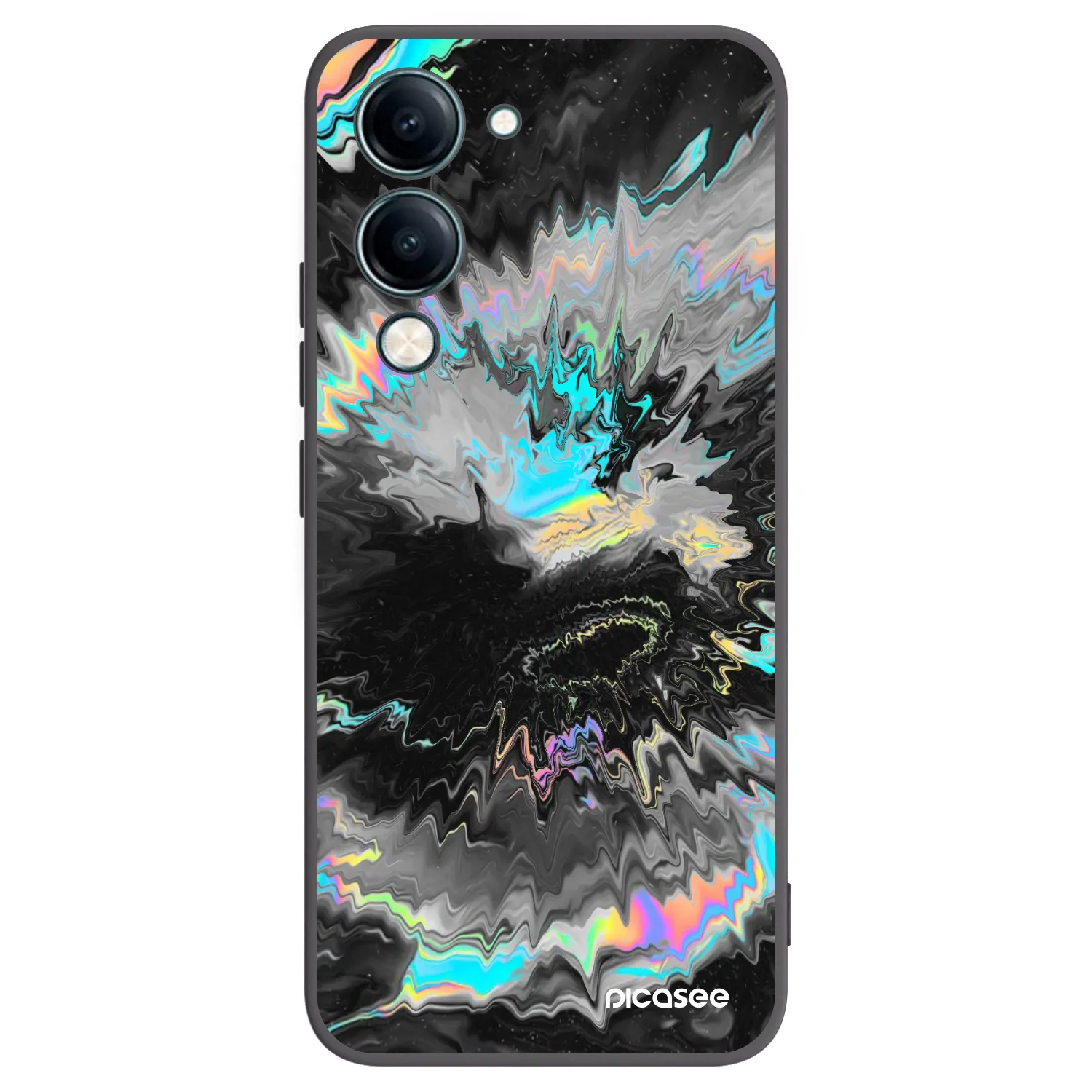 Picasee silikonový černý obal pro Vivo Y29s 5G - Magnetic