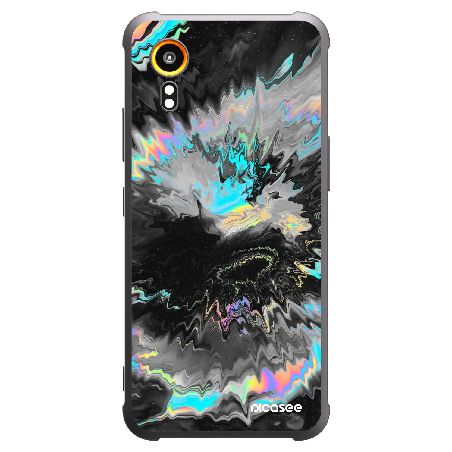 Picasee silikonový černý obal pro Samsung Galaxy Xcover 7 - Magnetic