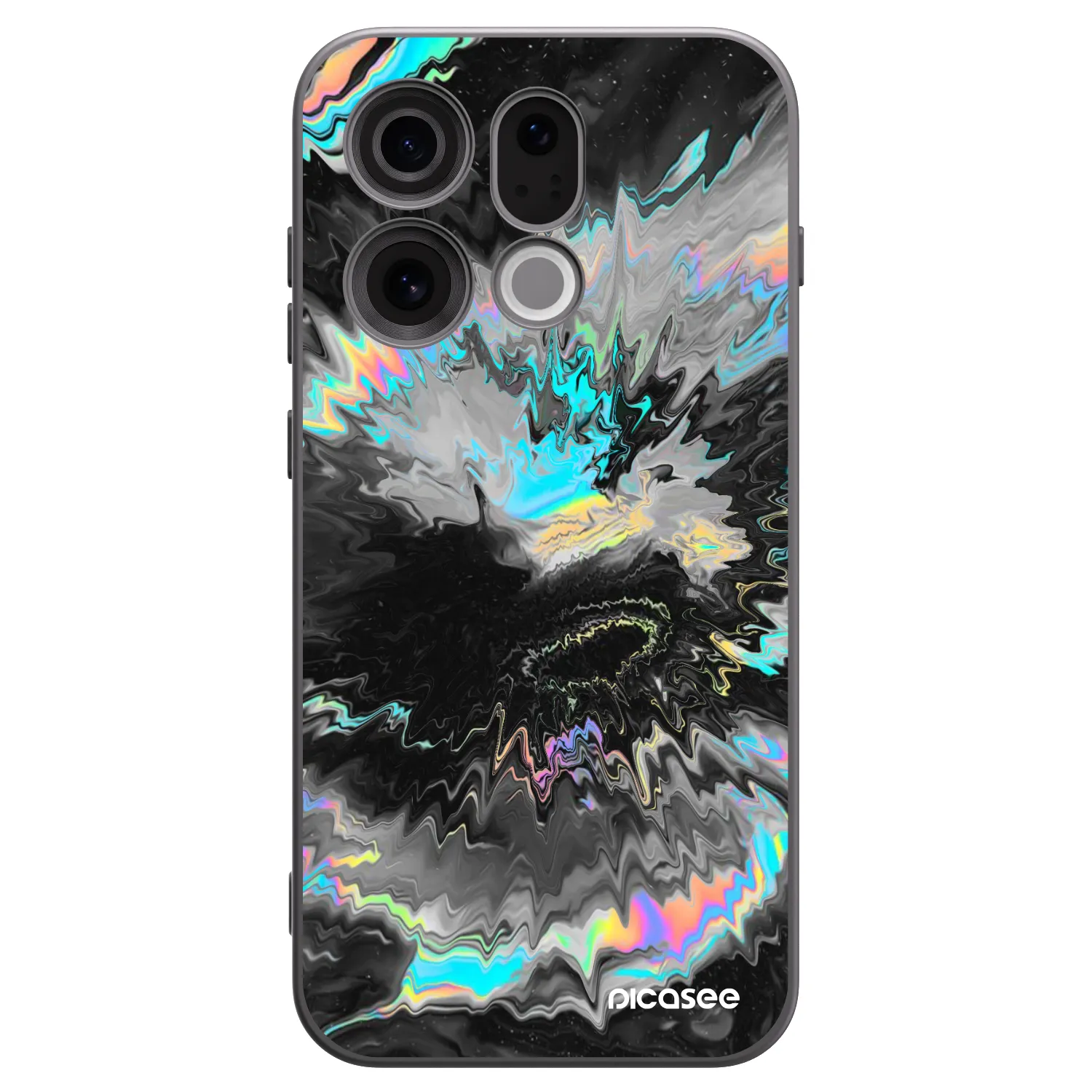 Picasee silikonový černý obal pro OPPO Find X9 - Magnetic