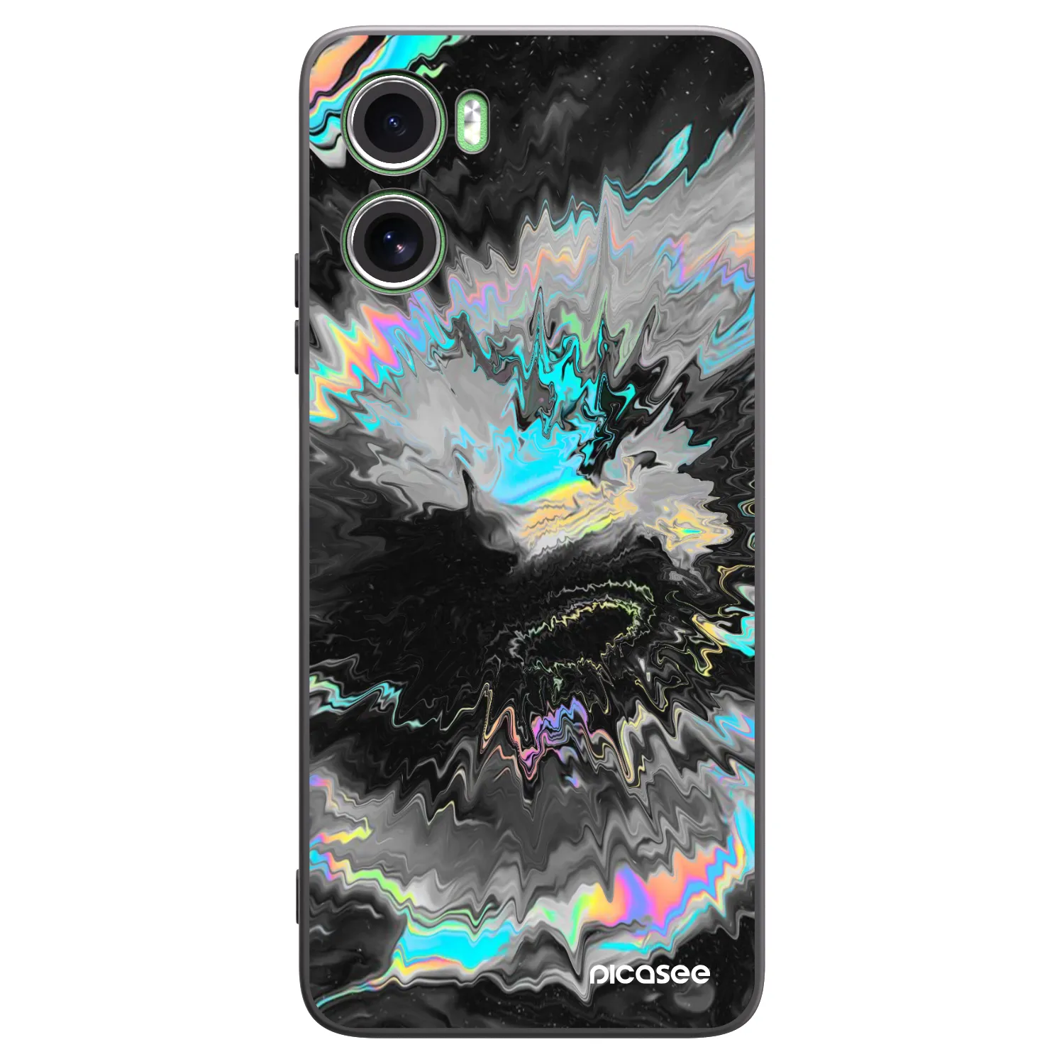 Picasee silikonový černý obal pro Motorola Moto G06 - Magnetic