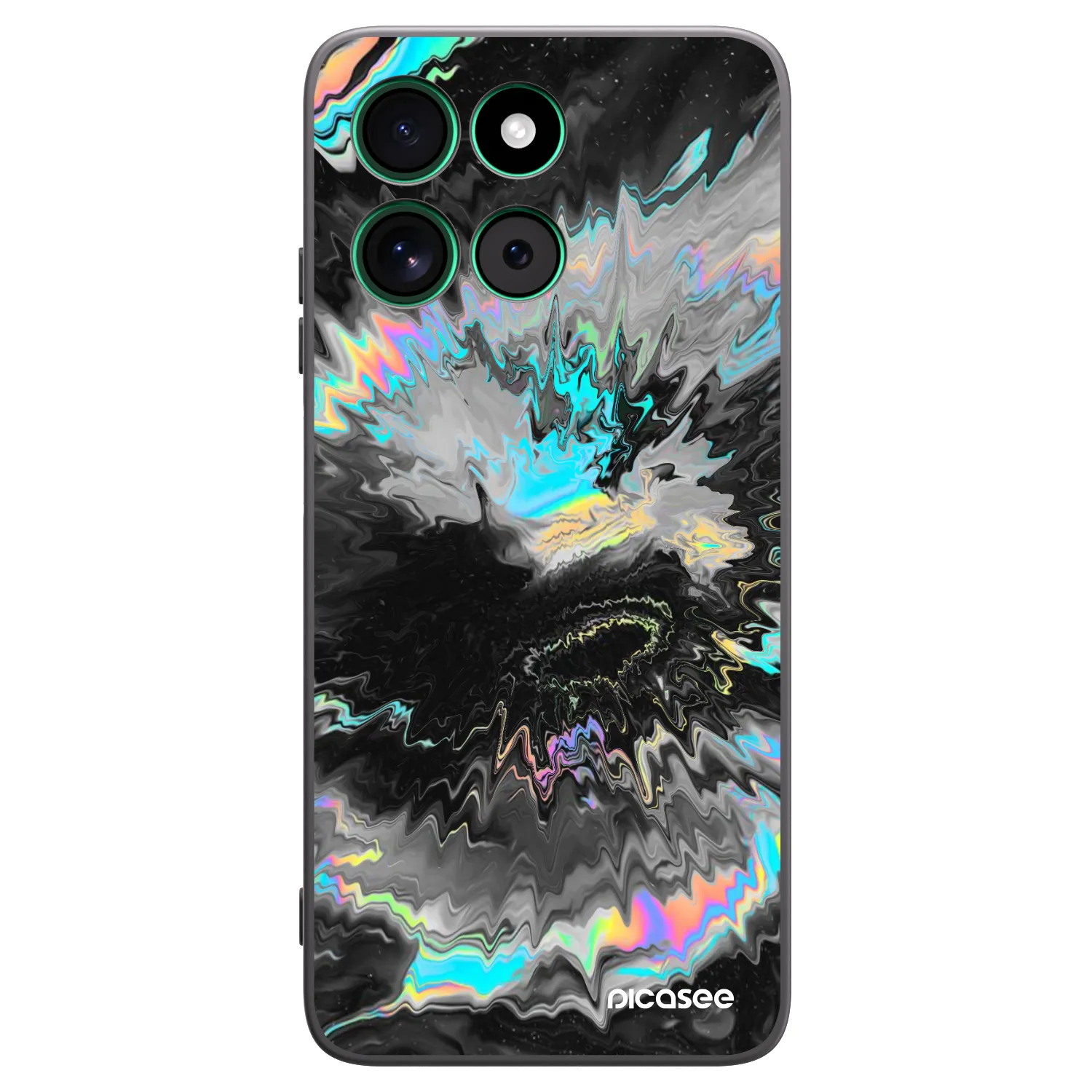 Picasee silikonový černý obal pro Motorola Moto G57 Power - Magnetic