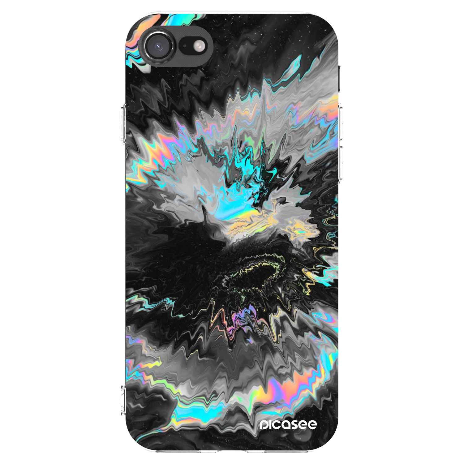 Picasee silikonový průhledný obal pro Apple iPhone 8 - Magnetic