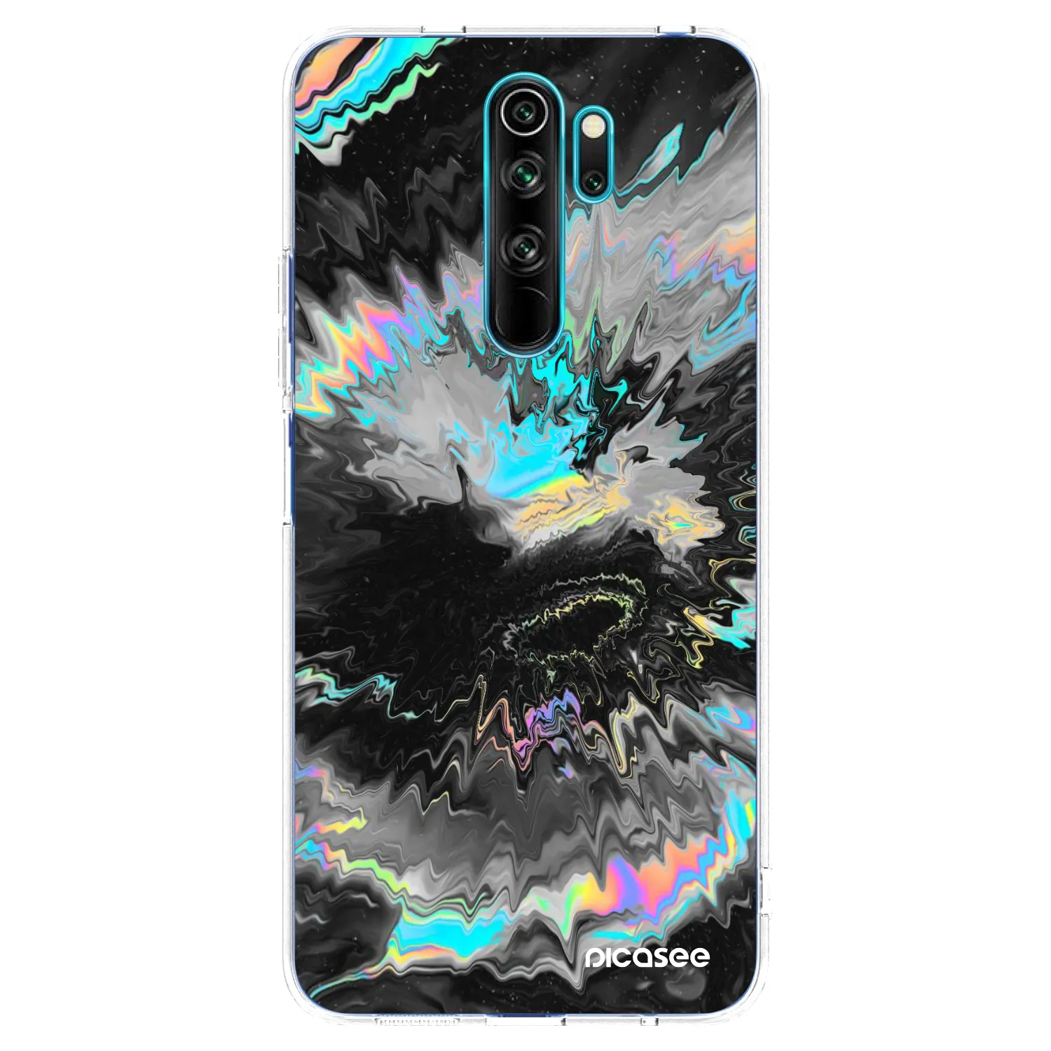 Picasee silikonový průhledný obal pro Xiaomi Redmi Note 8 Pro - Magnetic