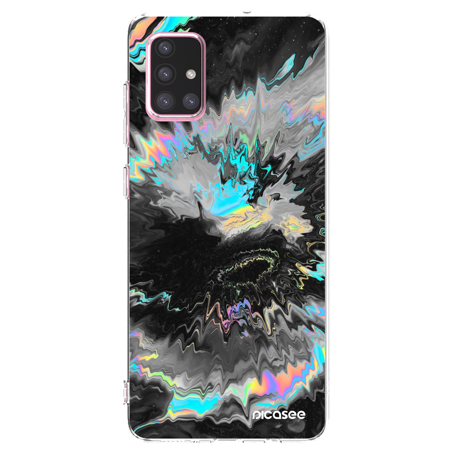 Picasee silikonový průhledný obal pro Samsung Galaxy A71 A715F - Magnetic