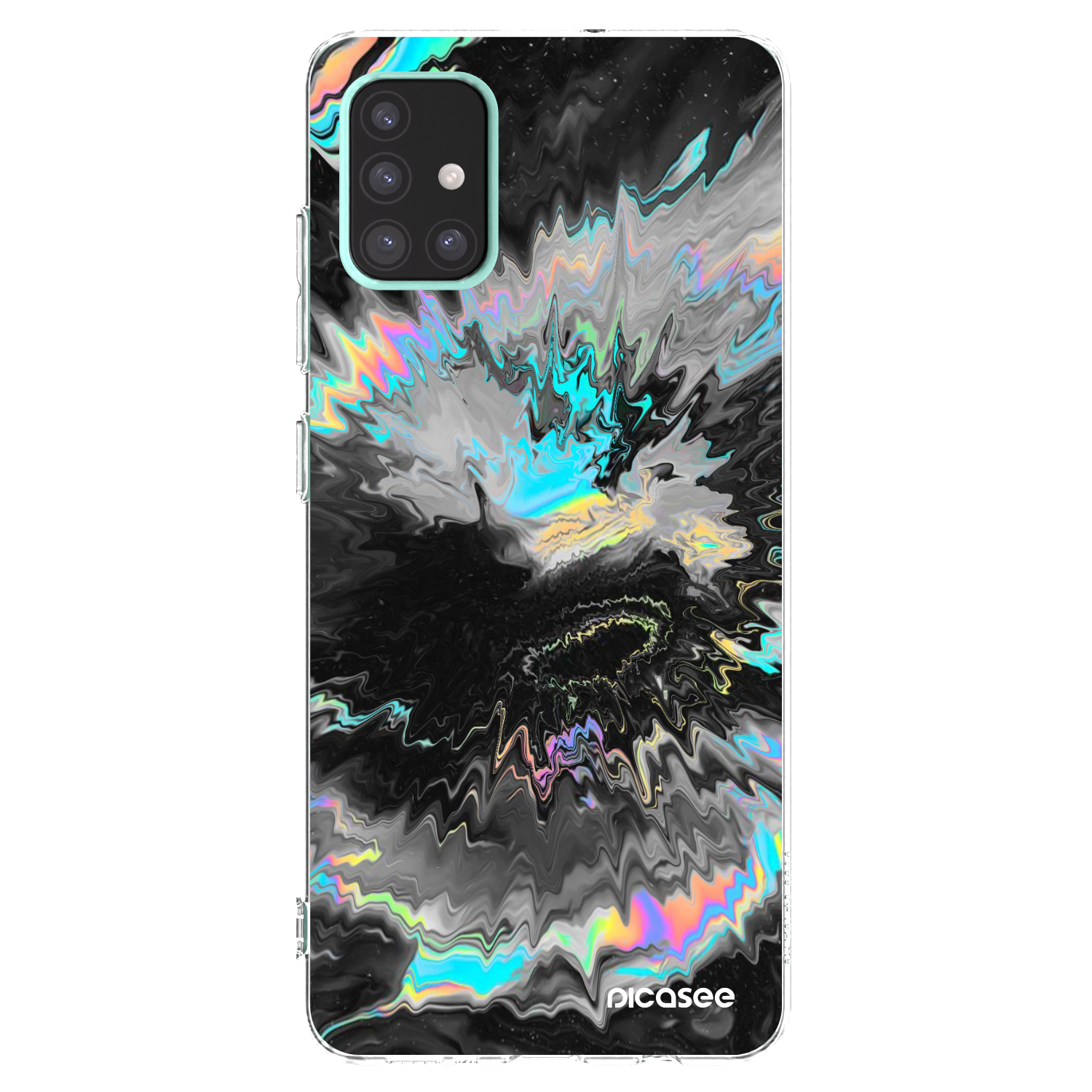 Picasee silikonový průhledný obal pro Samsung Galaxy A51 A515F - Magnetic