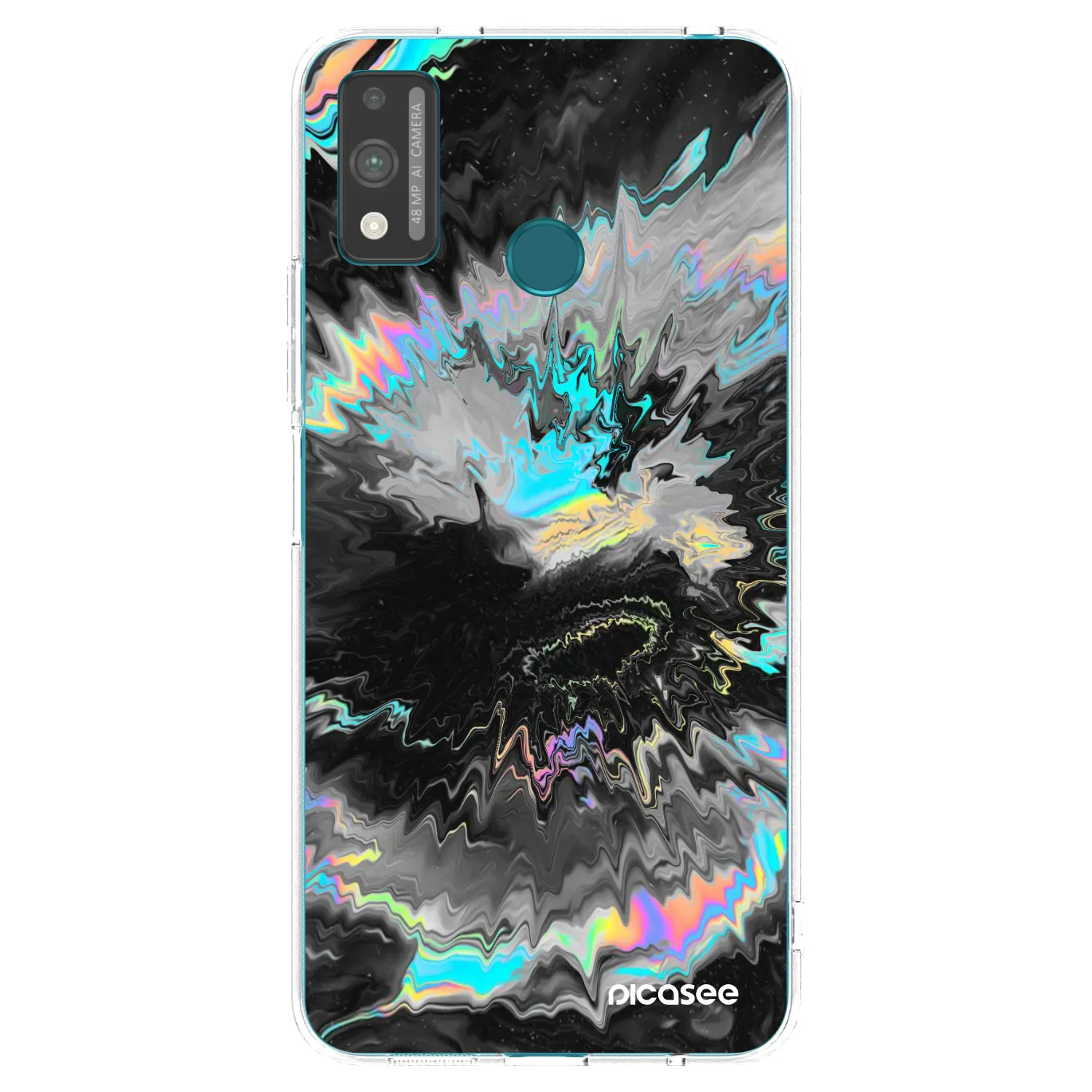 Picasee silikonový průhledný obal pro Honor 9X Lite - Magnetic