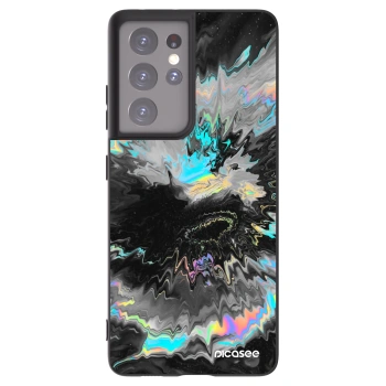 Picasee silikonový černý obal pro Samsung Galaxy S21 Ultra 5G G998B - Magnetic