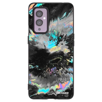 Picasee silikonový černý obal pro OnePlus 9 - Magnetic