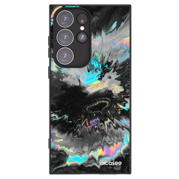 Picasee silikonový černý obal pro Samsung Galaxy S23 Ultra 5G - Magnetic