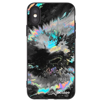 Picasee silikonový černý obal pro Apple iPhone X/XS - Magnetic