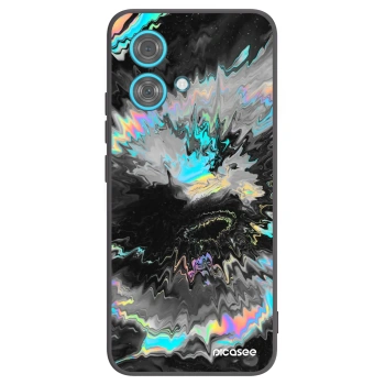 Picasee silikonový černý obal pro Motorola Edge 40 Neo - Magnetic