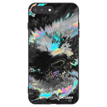 Picasee silikonový černý obal pro Apple iPhone 8 Plus - Magnetic