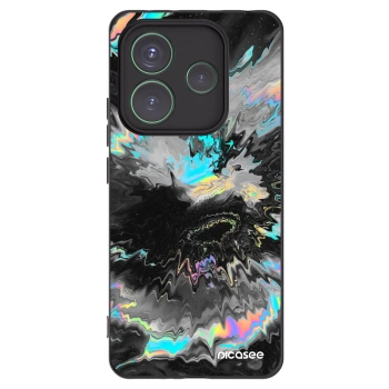 Picasee silikonový černý obal pro Xiaomi Redmi Note 14 5G - Magnetic