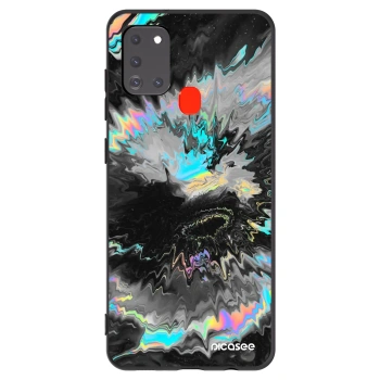 Picasee silikonový černý obal pro Samsung Galaxy A21s - Magnetic