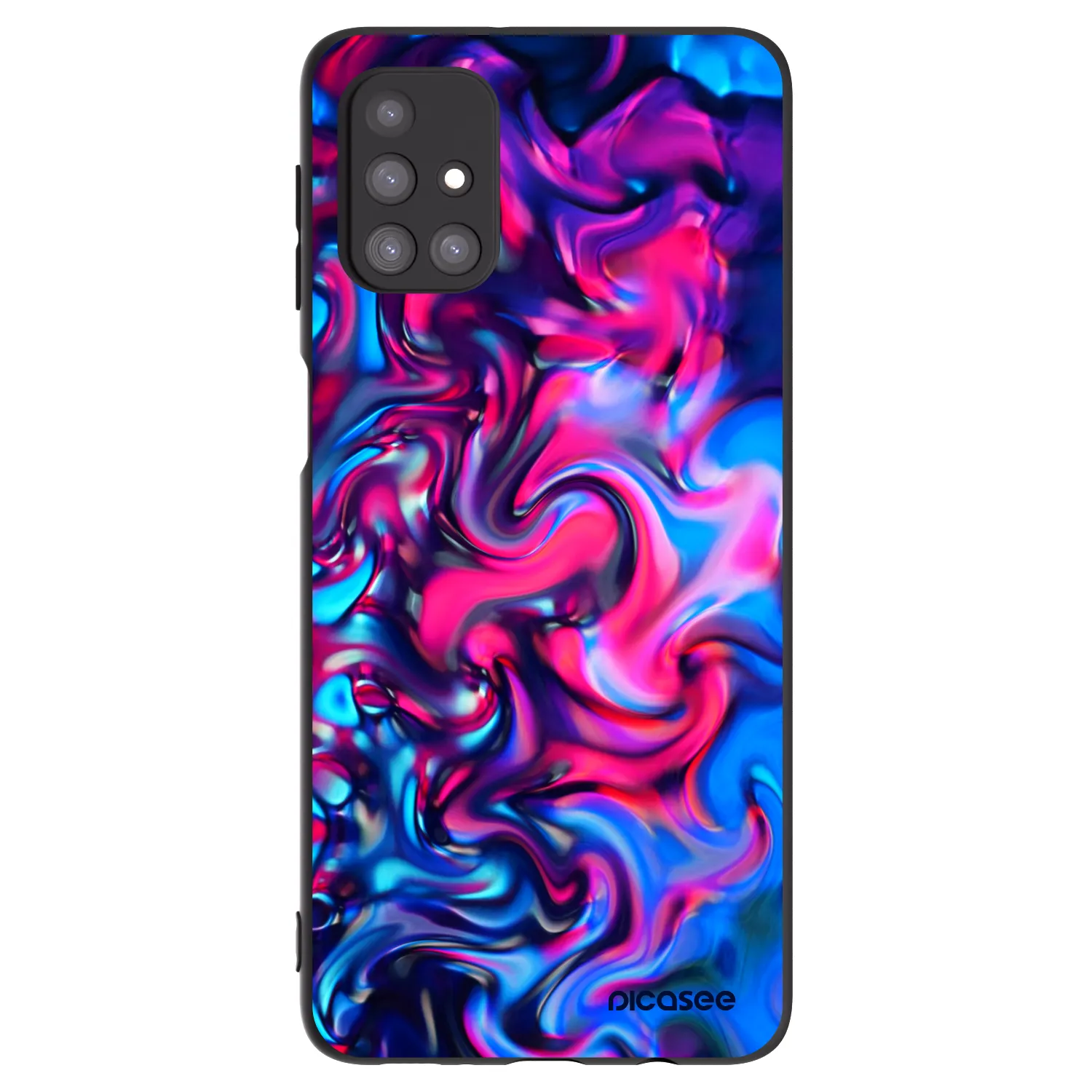 Picasee silikonový černý obal pro Samsung Galaxy M31s - Redlight