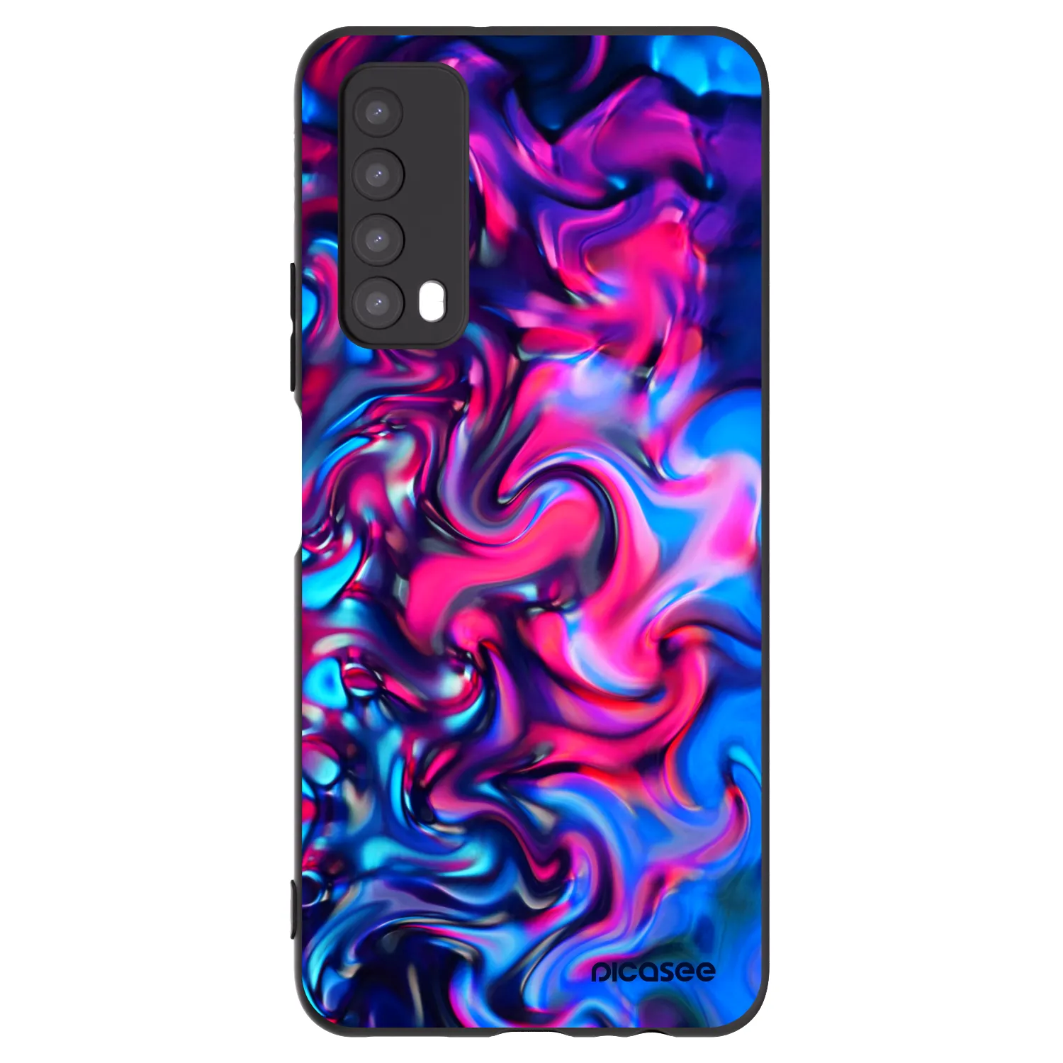 Picasee silikonový černý obal pro Huawei P Smart 2021 - Redlight