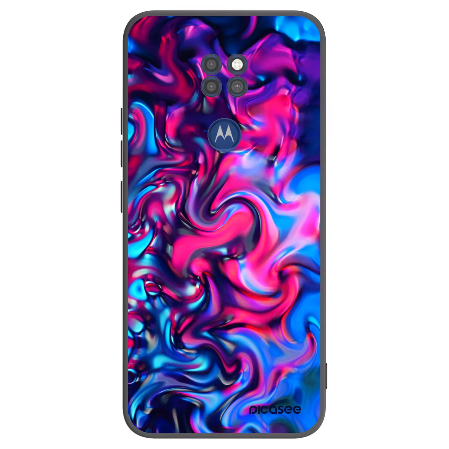 Picasee silikonový černý obal pro Motorola Moto G9 Play - Redlight