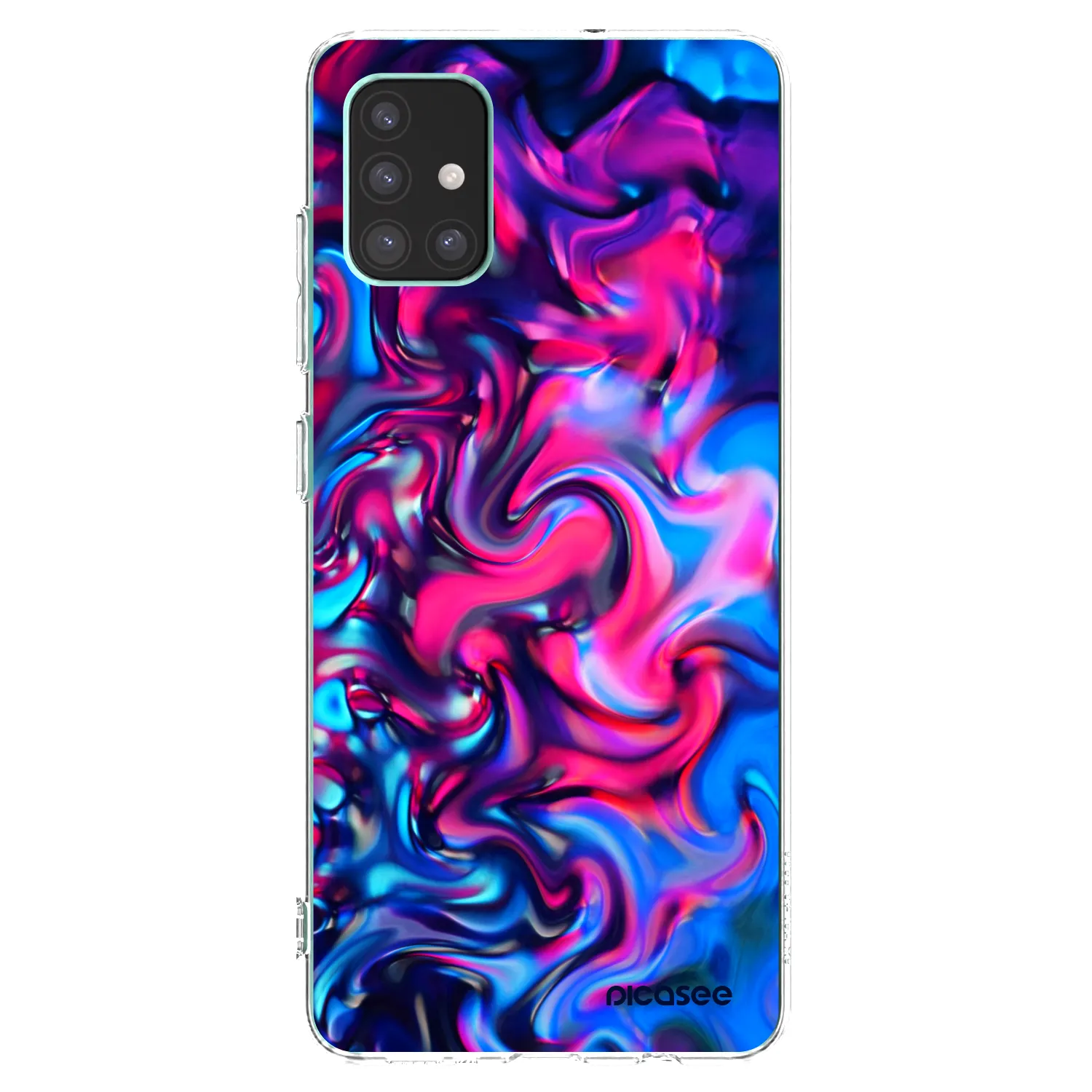Picasee silikonový průhledný obal pro Samsung Galaxy M51 M515F - Redlight