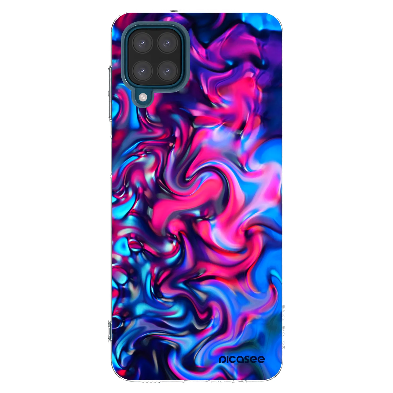 Picasee silikonový průhledný obal pro Samsung Galaxy A12 A125F - Redlight