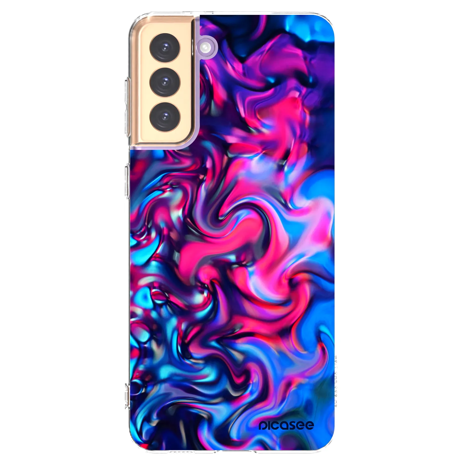 Picasee silikonový průhledný obal pro Samsung Galaxy S21+ 5G G996F - Redlight