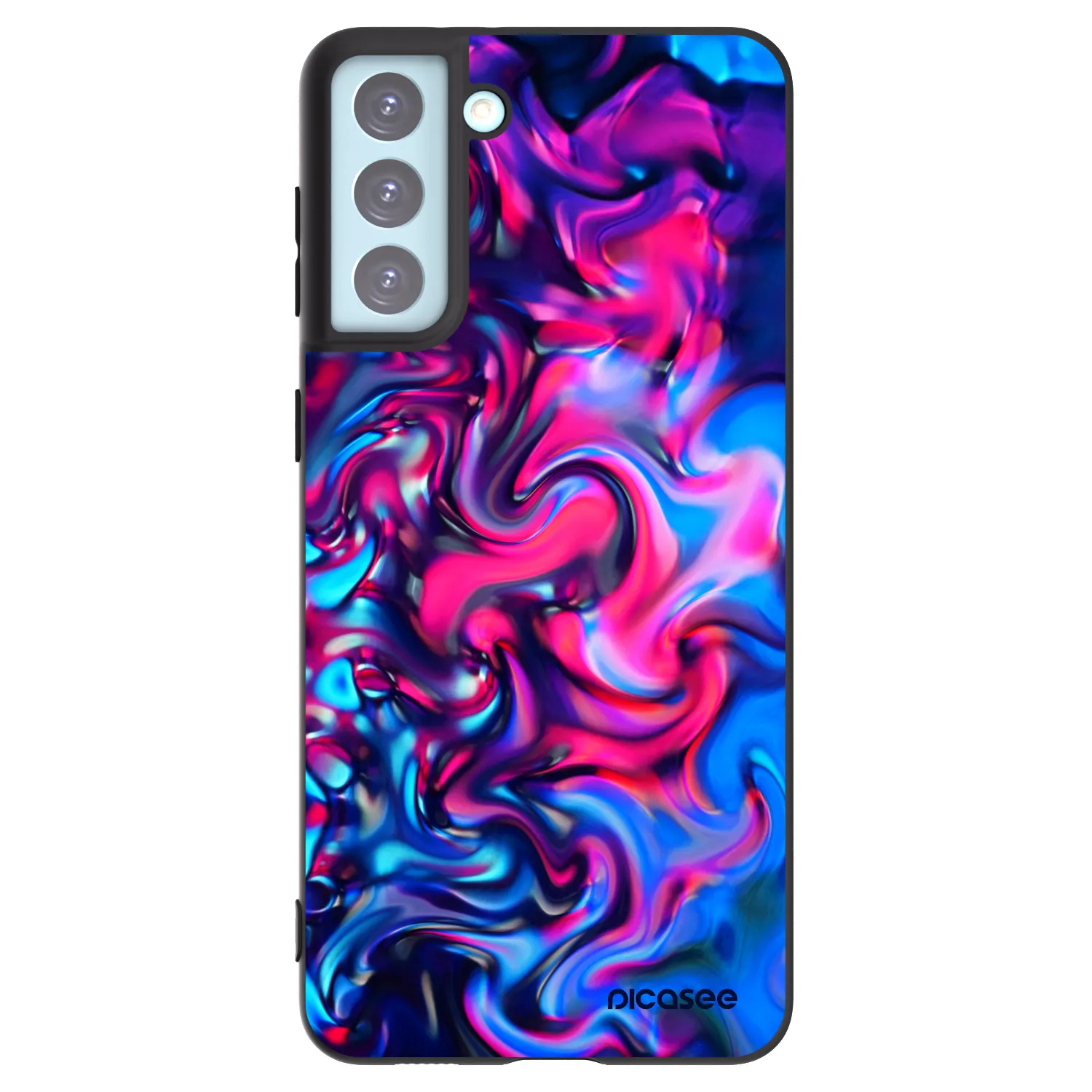 Picasee silikonový černý obal pro Samsung Galaxy S21+ 5G G996F - Redlight