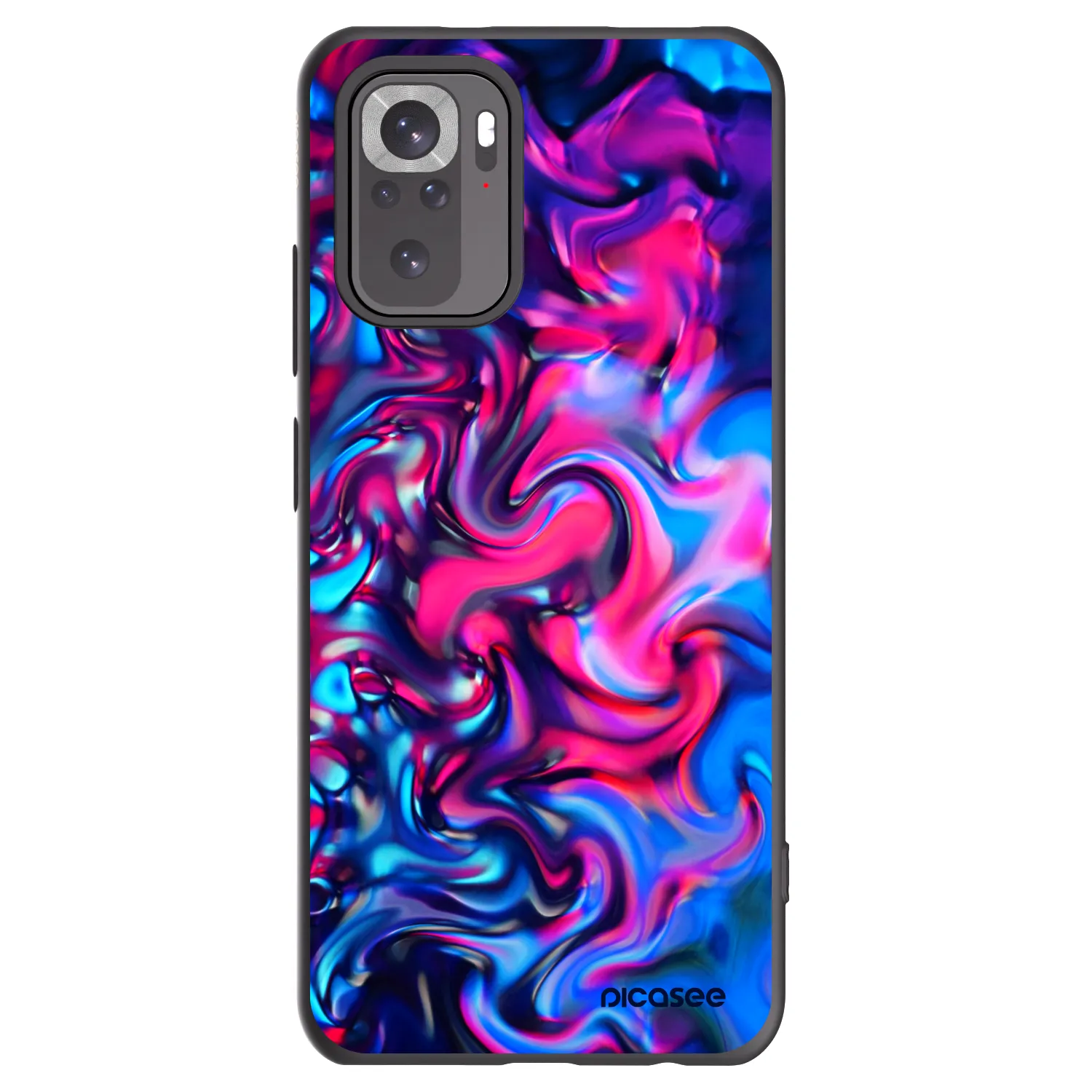Picasee silikonový černý obal pro Xiaomi Redmi Note 10 - Redlight