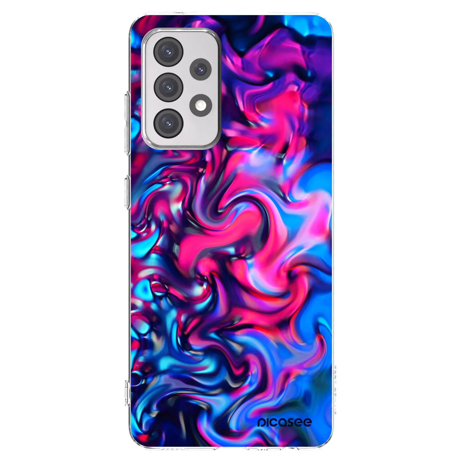 Picasee silikonový průhledný obal pro Samsung Galaxy A52 5G A525F - Redlight