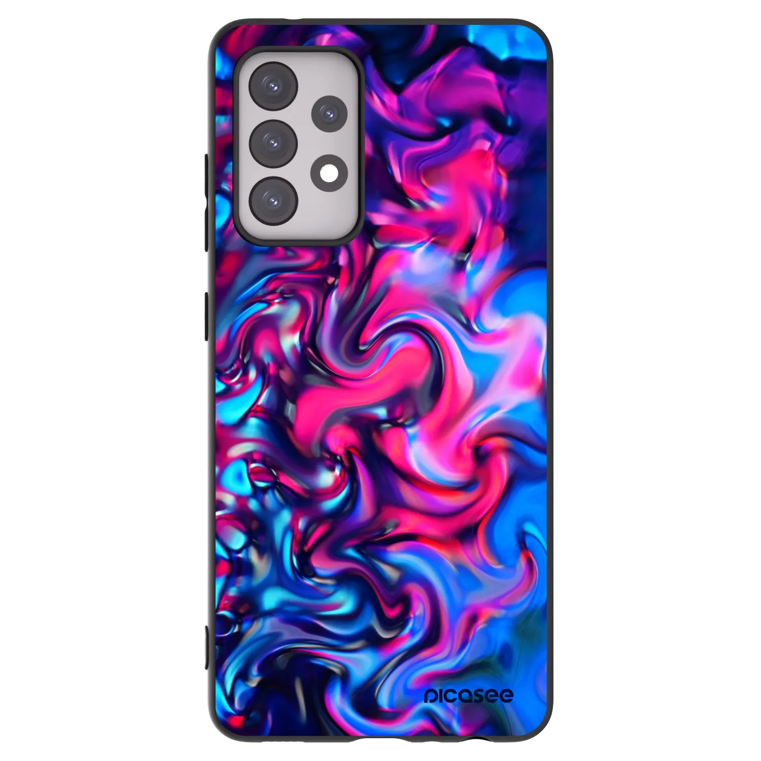 Picasee silikonový černý obal pro Samsung Galaxy A52 5G A525F - Redlight