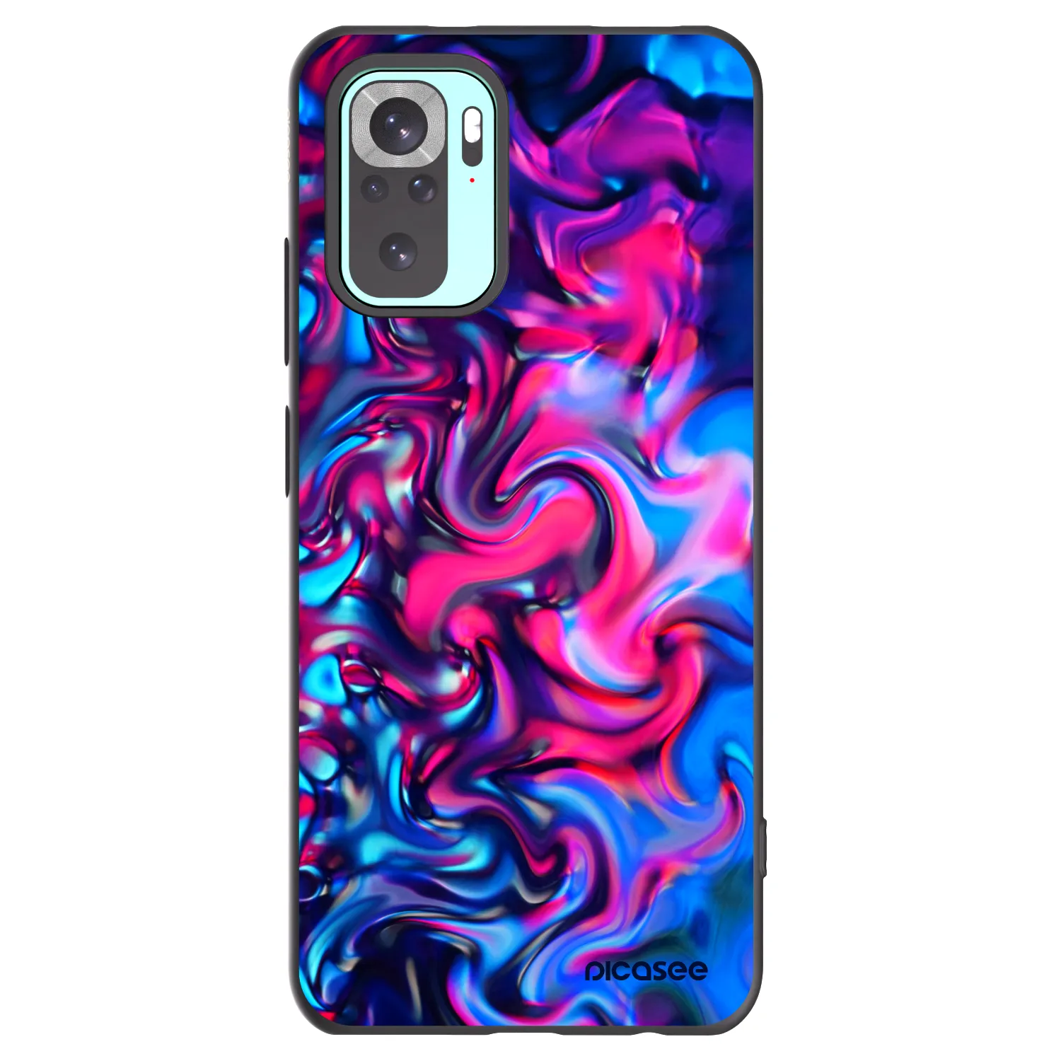 Picasee silikonový černý obal pro Xiaomi Redmi Note 10 Pro - Redlight