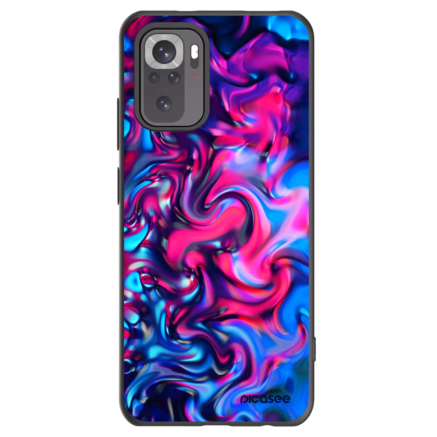 Picasee silikonový černý obal pro Xiaomi Redmi Note 10S - Redlight