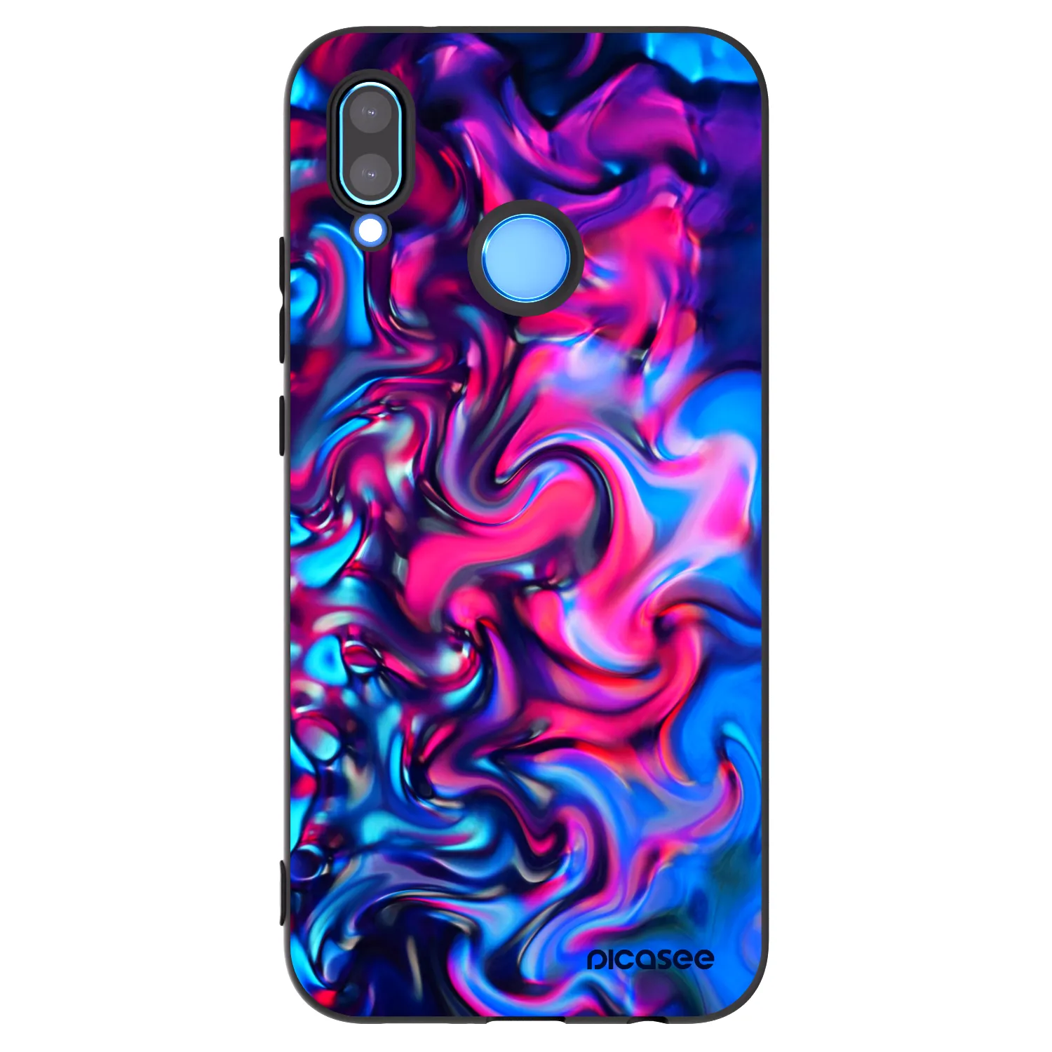 Picasee silikonový černý obal pro Huawei P20 Lite - Redlight