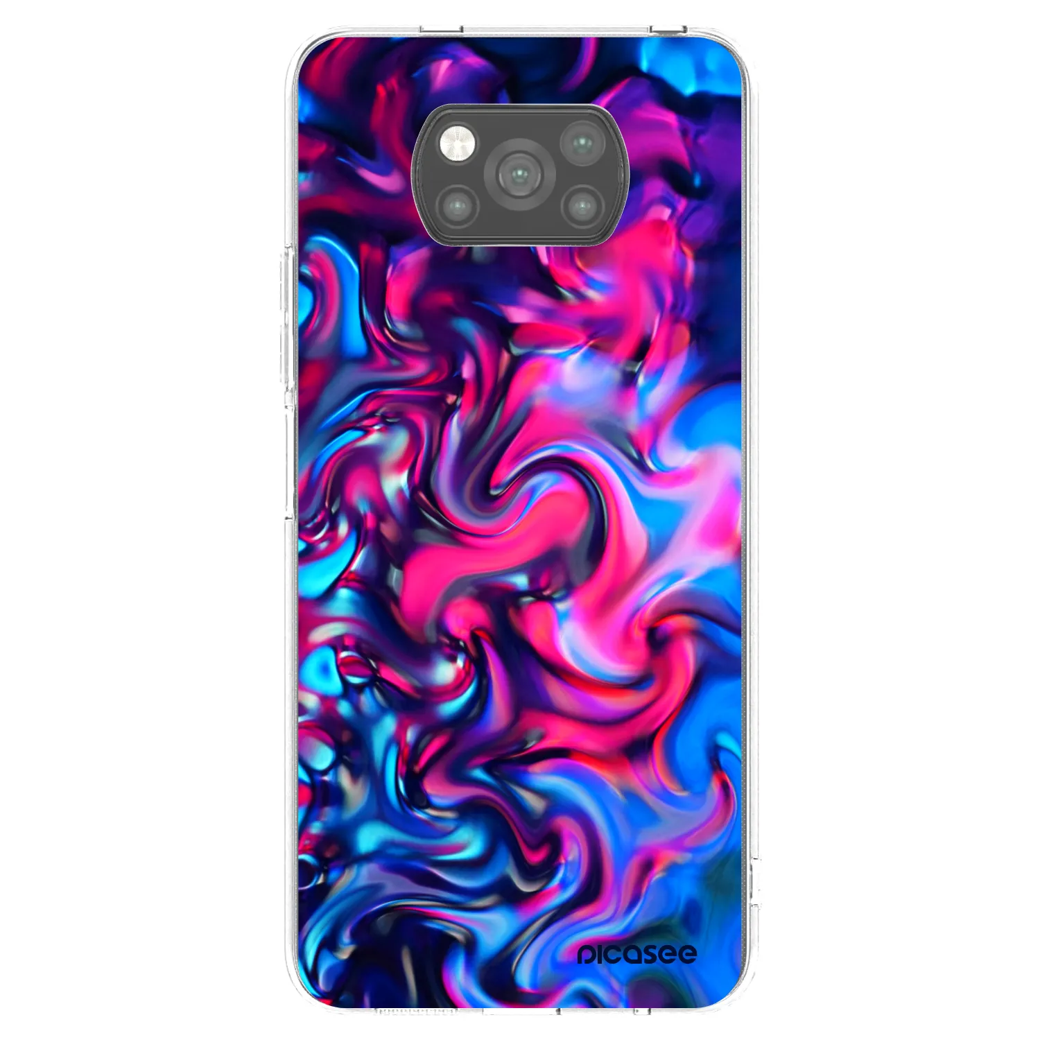 Picasee silikonový černý obal pro Xiaomi Poco X3 Pro - Redlight