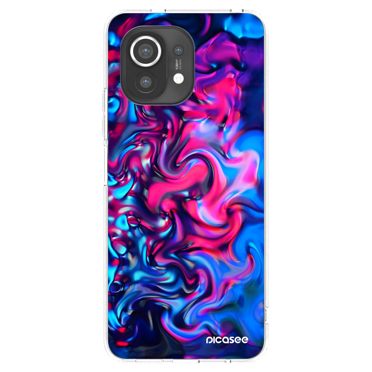 Picasee silikonový průhledný obal pro Xiaomi Mi 11 - Redlight