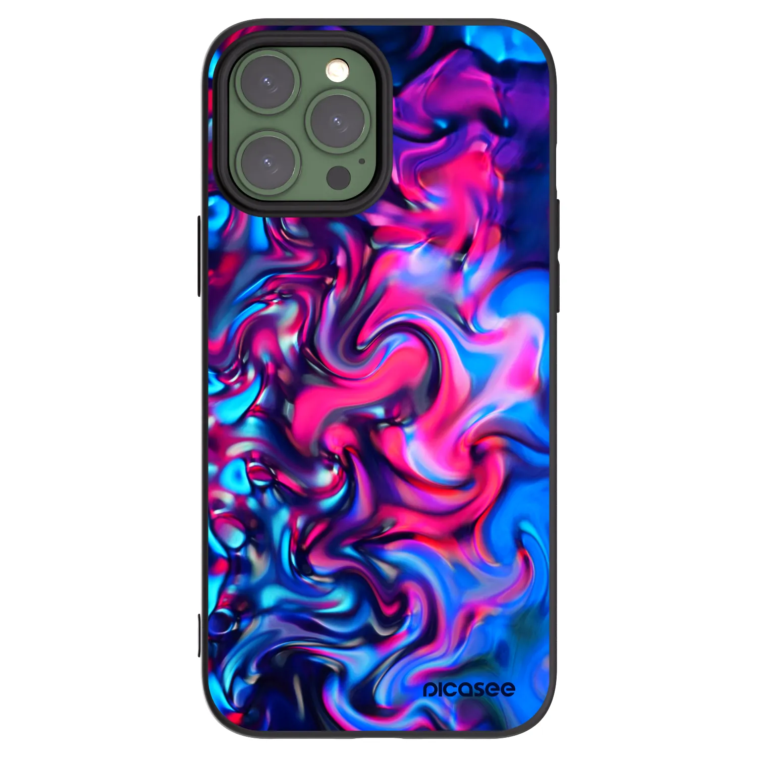 Picasee silikonový černý obal pro Apple iPhone 13 Pro Max - Redlight