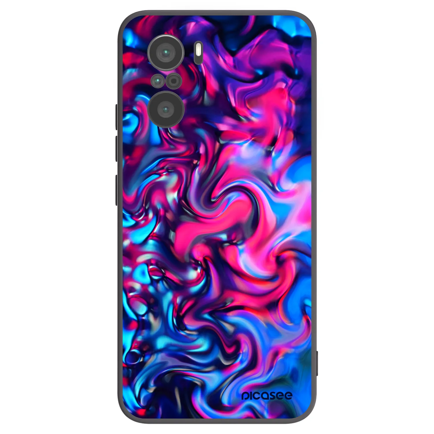 Picasee silikonový černý obal pro Xiaomi Poco F3 - Redlight