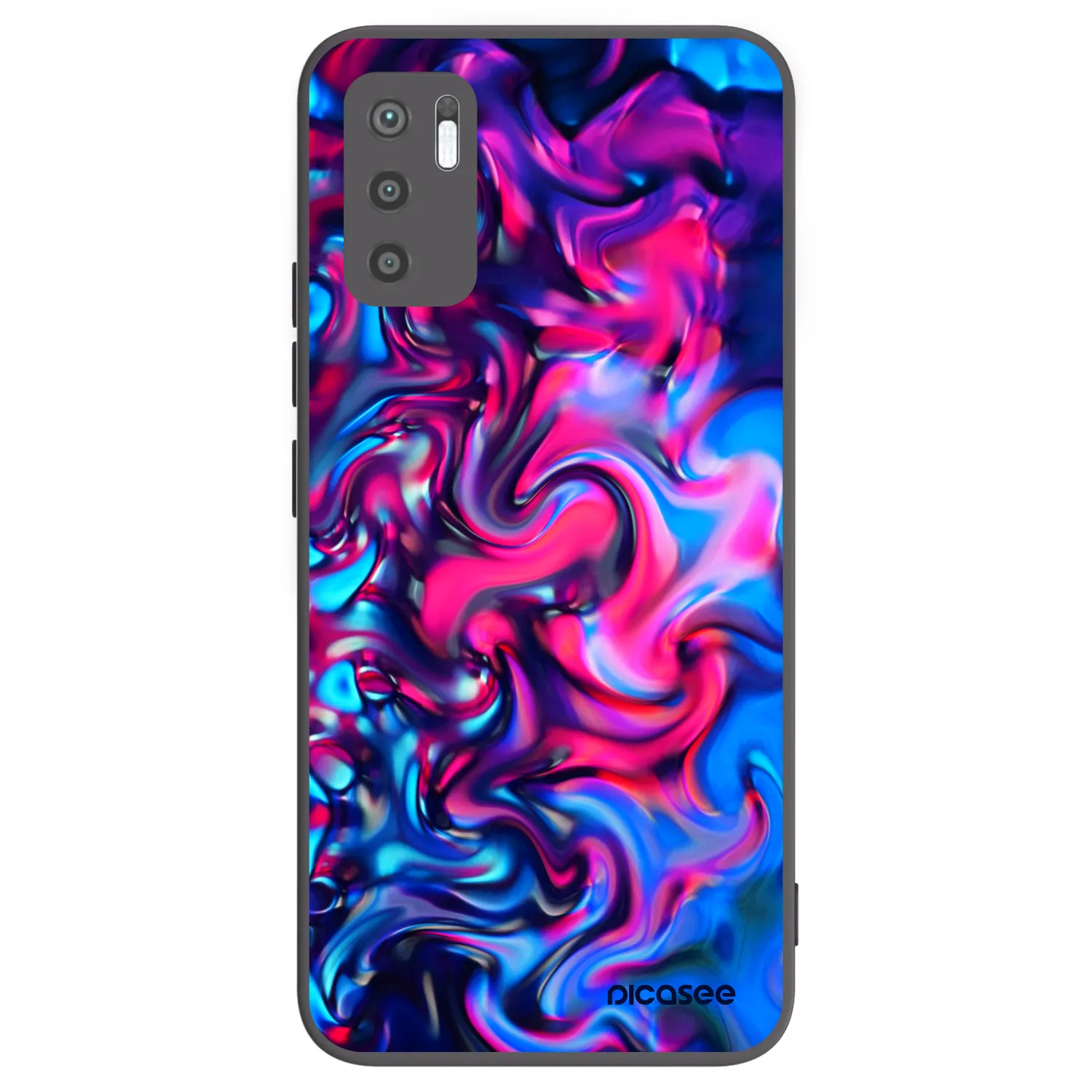 Picasee silikonový černý obal pro Xiaomi Redmi Note 10 5G - Redlight