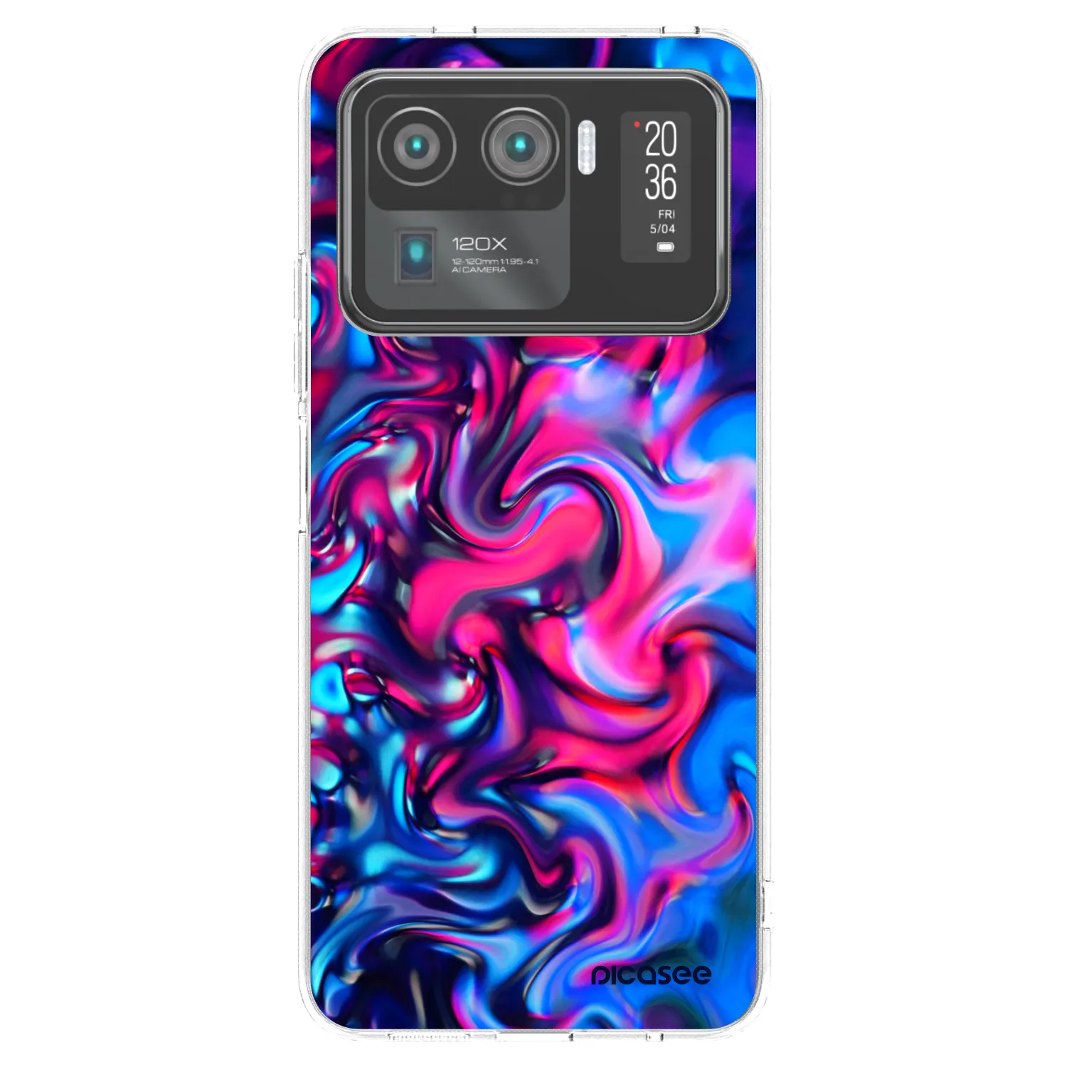 Picasee silikonový průhledný obal pro Xiaomi Mi 11 Ultra - Redlight