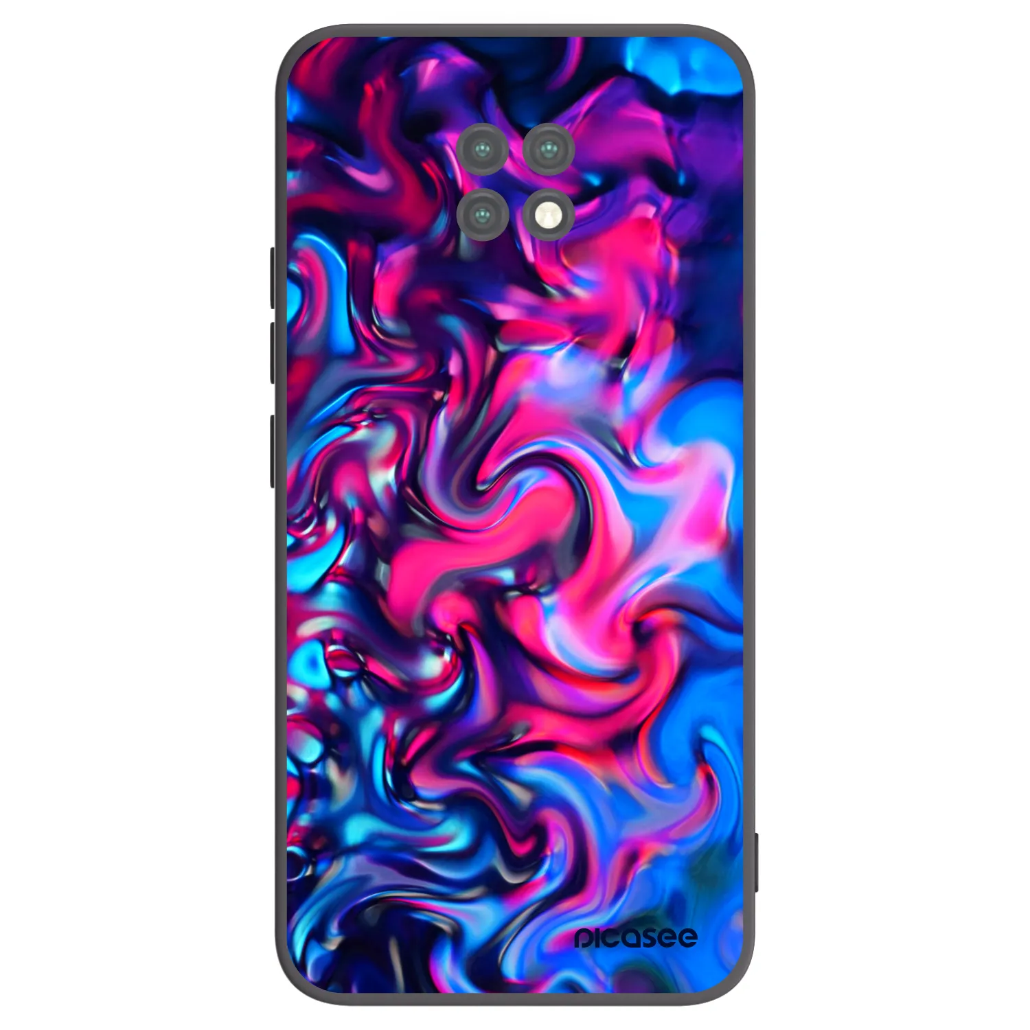 Picasee silikonový černý obal pro Xiaomi Redmi Note 9T - Redlight