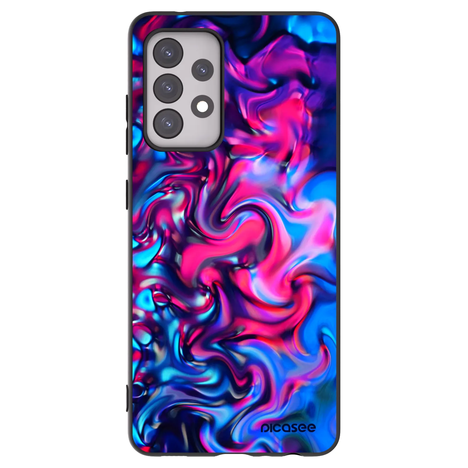 Picasee silikonový černý obal pro Samsung Galaxy A52s 5G A528B - Redlight