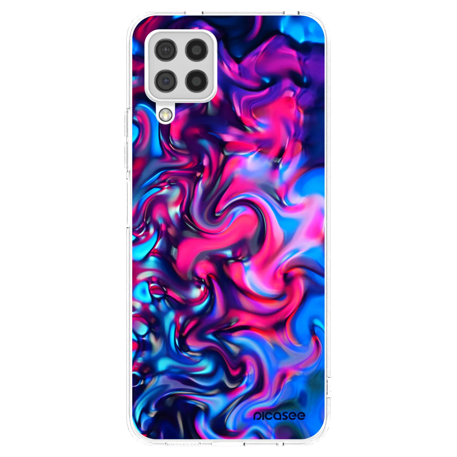 Picasee silikonový průhledný obal pro Samsung Galaxy A22 A225F 4G - Redlight