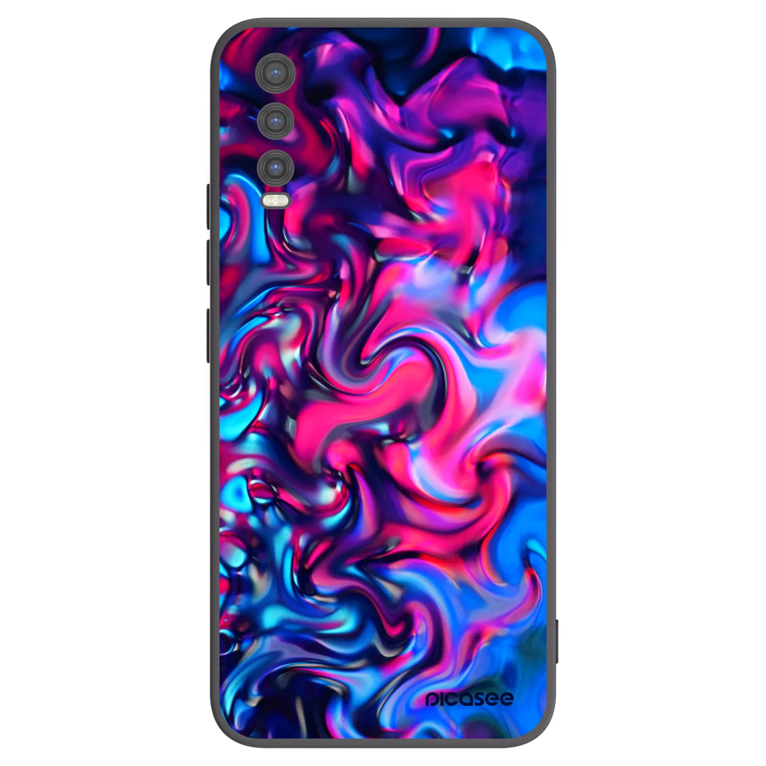 Picasee silikonový černý obal pro Vivo Y20s - Redlight