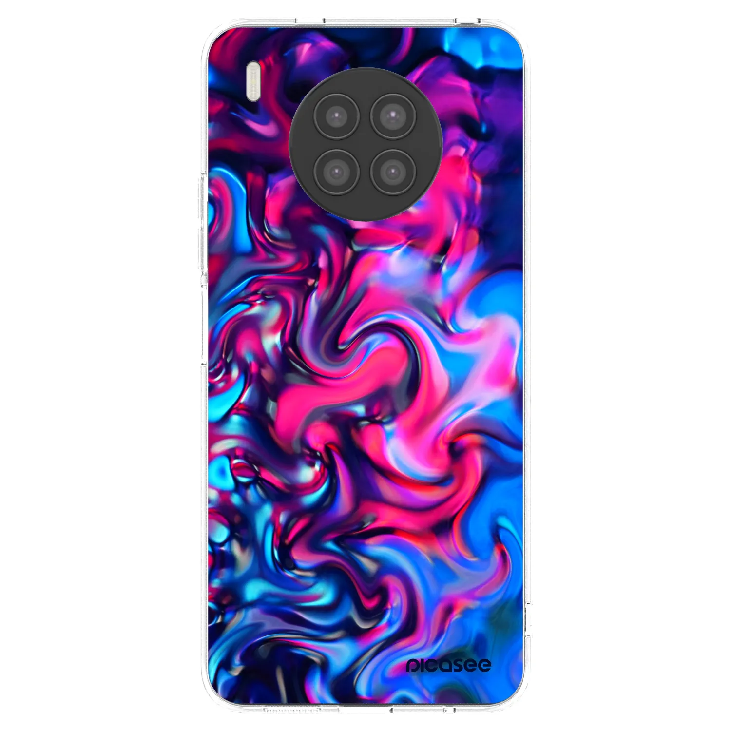 Picasee silikonový průhledný obal pro Huawei Nova 8i - Redlight