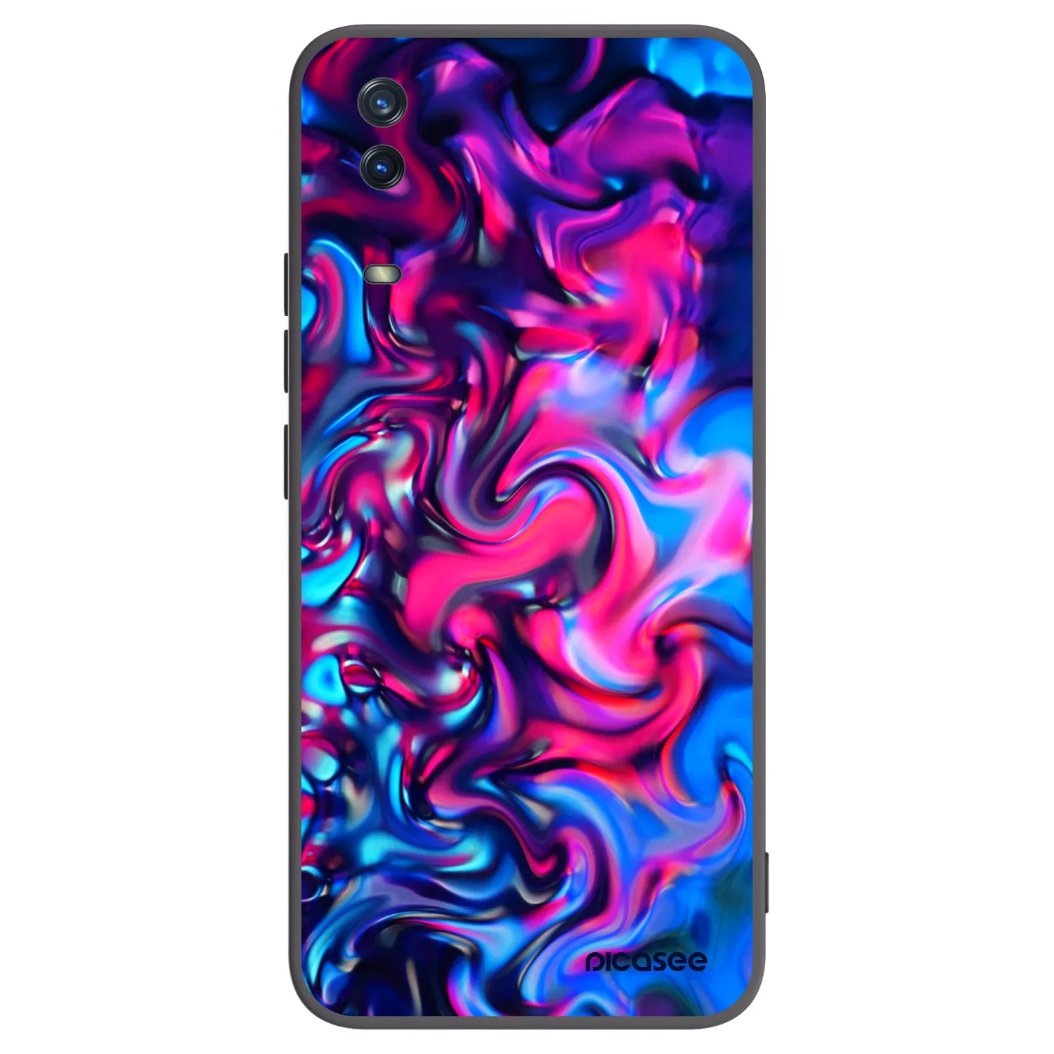 Picasee silikonový černý obal pro Vivo Y11s - Redlight