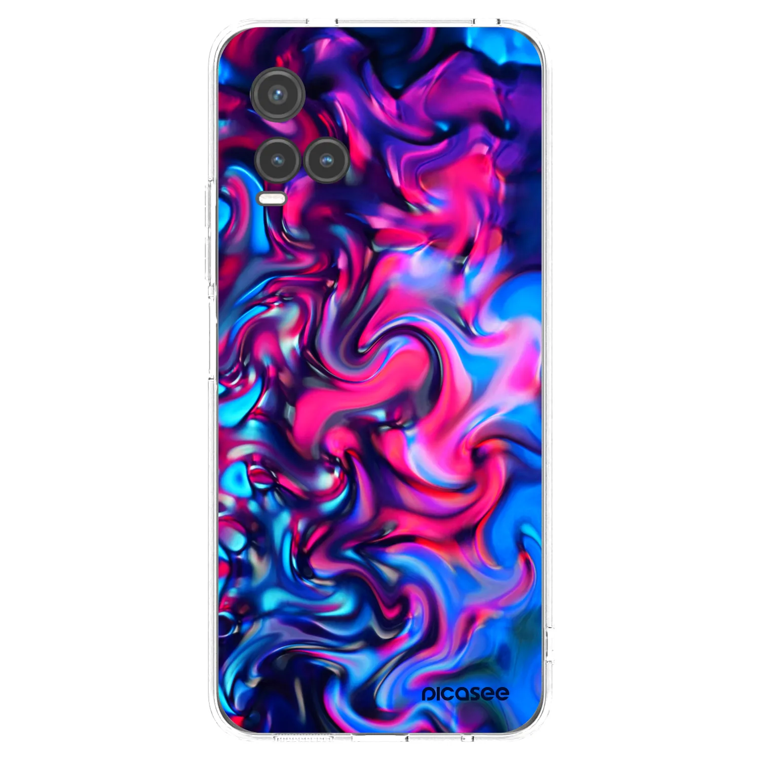 Picasee silikonový průhledný obal pro Vivo Y33s - Redlight