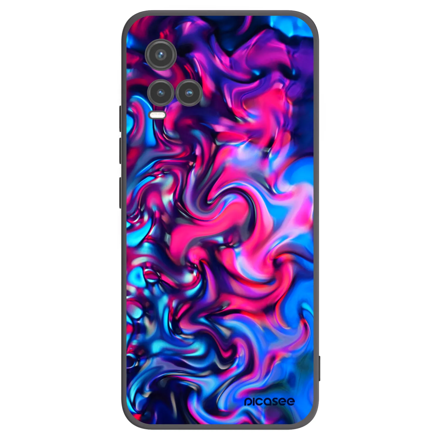 Picasee silikonový černý obal pro Vivo Y33s - Redlight