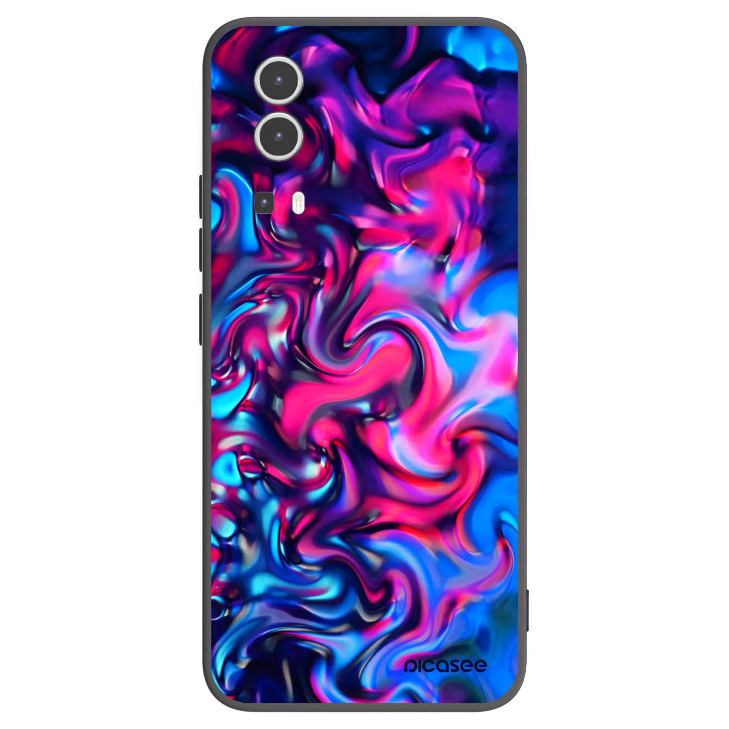 Picasee silikonový černý obal pro Vivo Y72 5G - Redlight