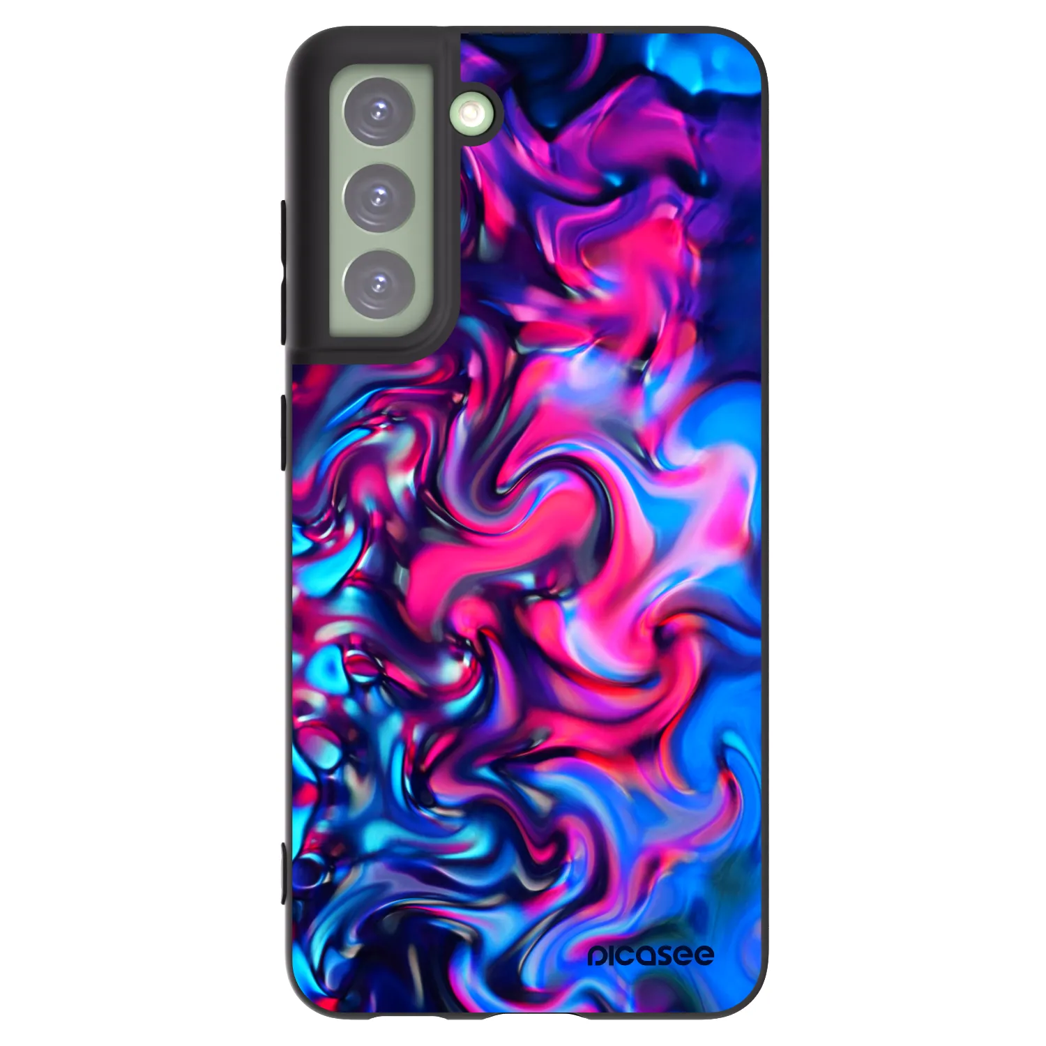 Picasee silikonový černý obal pro Samsung Galaxy S21 FE 5G - Redlight
