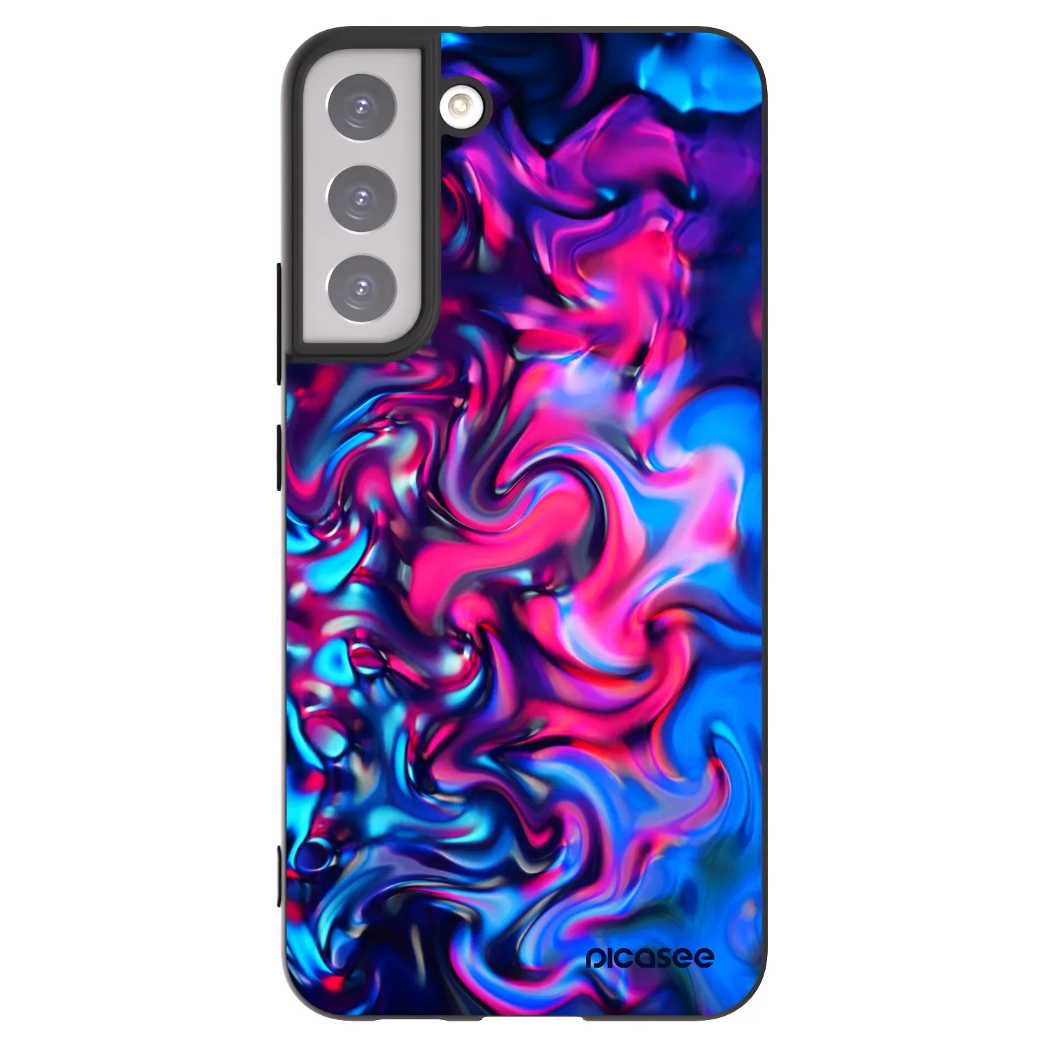 Picasee silikonový černý obal pro Samsung Galaxy S22+ 5G - Redlight