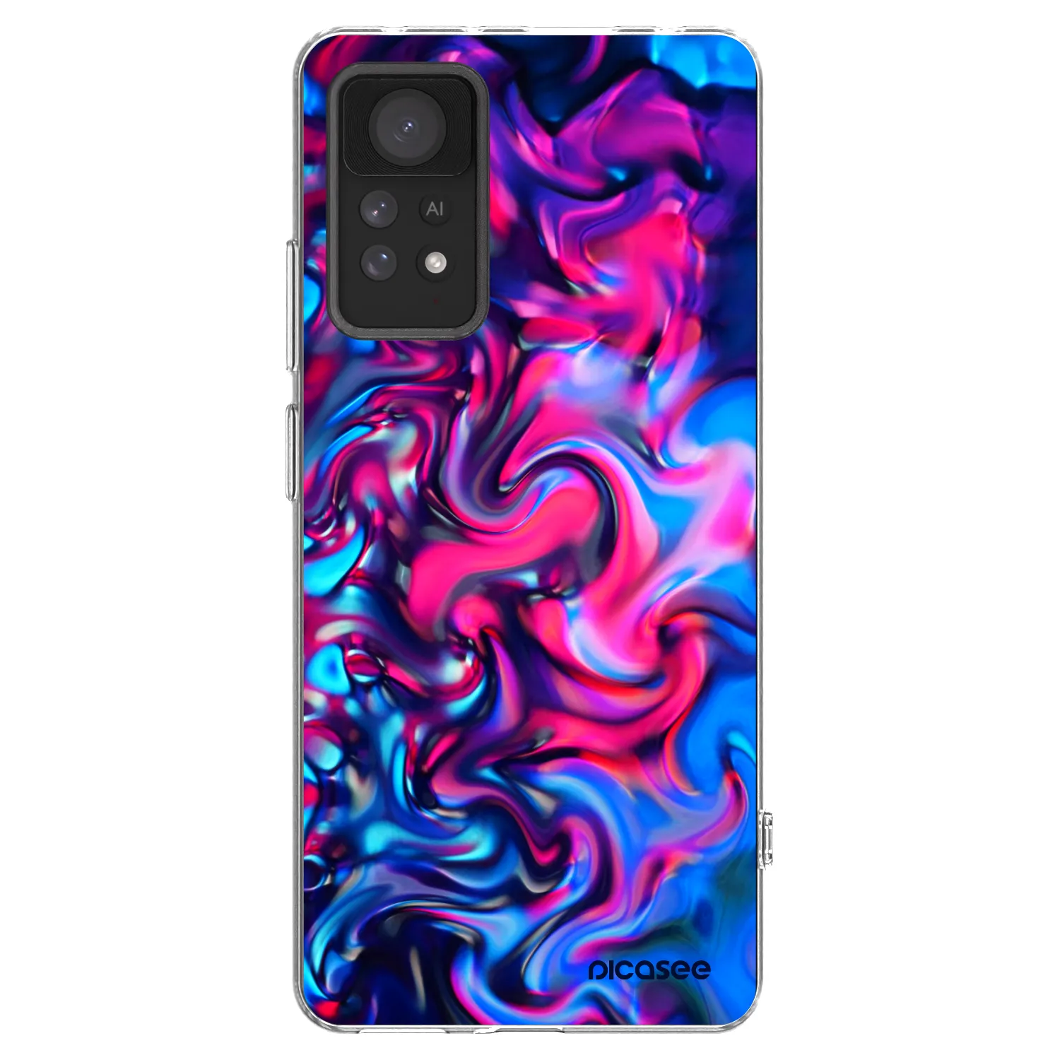 Picasee silikonový průhledný obal pro Xiaomi Redmi Note 11 Pro 5G - Redlight